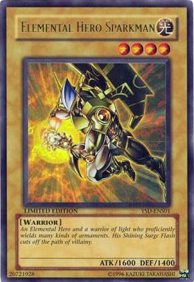 Elemental HERO Sparkman [YSD-ENS01] Ultra Rare | Card Merchant Takapuna