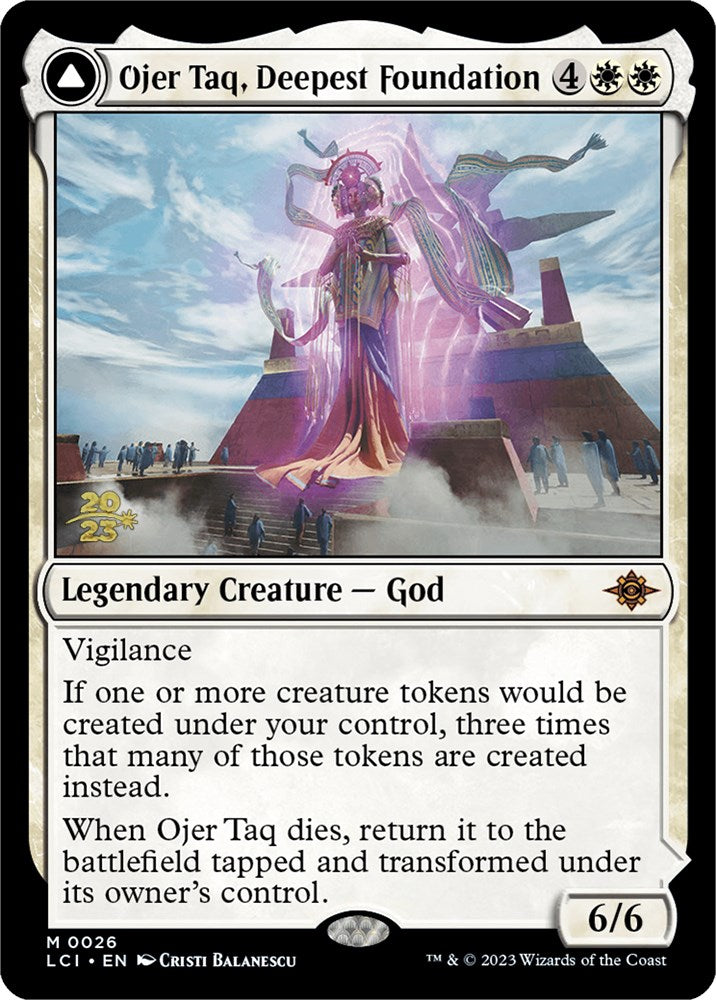 Ojer Taq, Deepest Foundation // Temple of Civilization [The Lost Caverns of Ixalan Prerelease Cards] | Card Merchant Takapuna