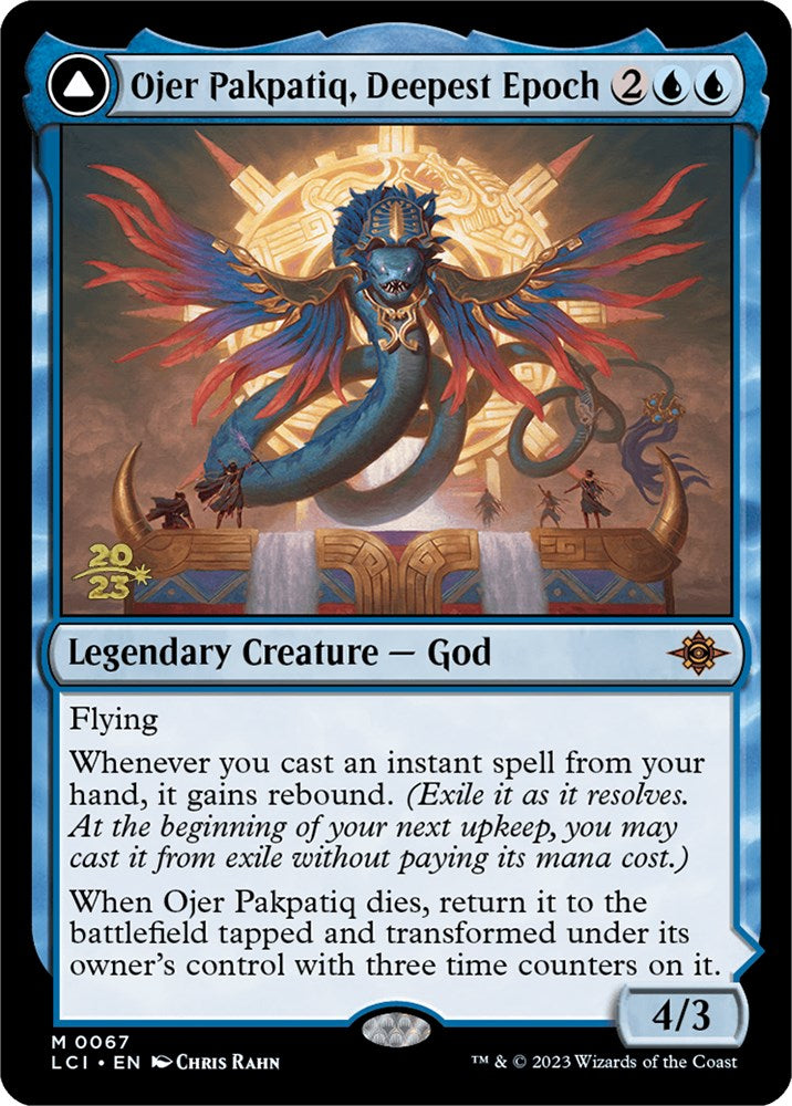 Ojer Pakpatiq, Deepest Epoch // Temple of Cyclical Time [The Lost Caverns of Ixalan Prerelease Cards] | Card Merchant Takapuna