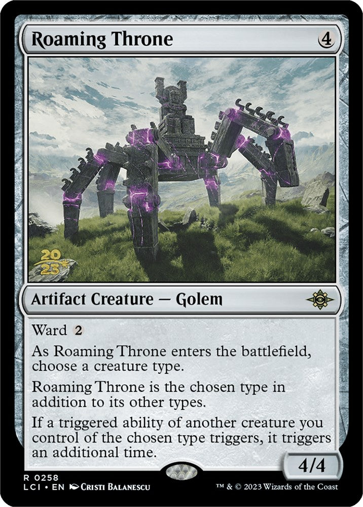 Roaming Throne [The Lost Caverns of Ixalan Prerelease Cards] | Card Merchant Takapuna