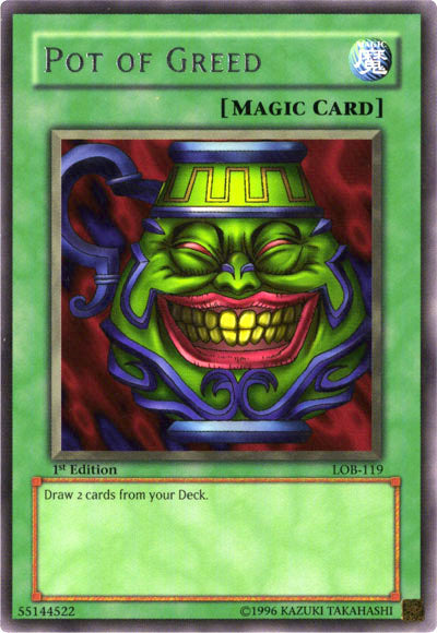 Pot of Greed [LOB-119] Rare | Card Merchant Takapuna