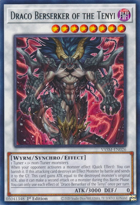 Draco Berserker of the Tenyi [VASM-EN026] Rare | Card Merchant Takapuna