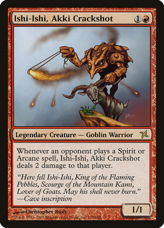 Ishi-Ishi, Akki Crackshot [Betrayers of Kamigawa] | Card Merchant Takapuna