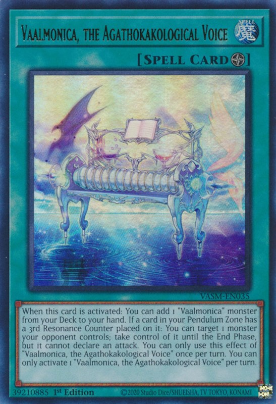 Vaalmonica, the Agathokakological Voice [VASM-EN035] Ultra Rare | Card Merchant Takapuna