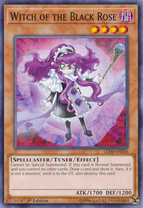 Witch of the Black Rose [LED4-EN030] Common | Card Merchant Takapuna