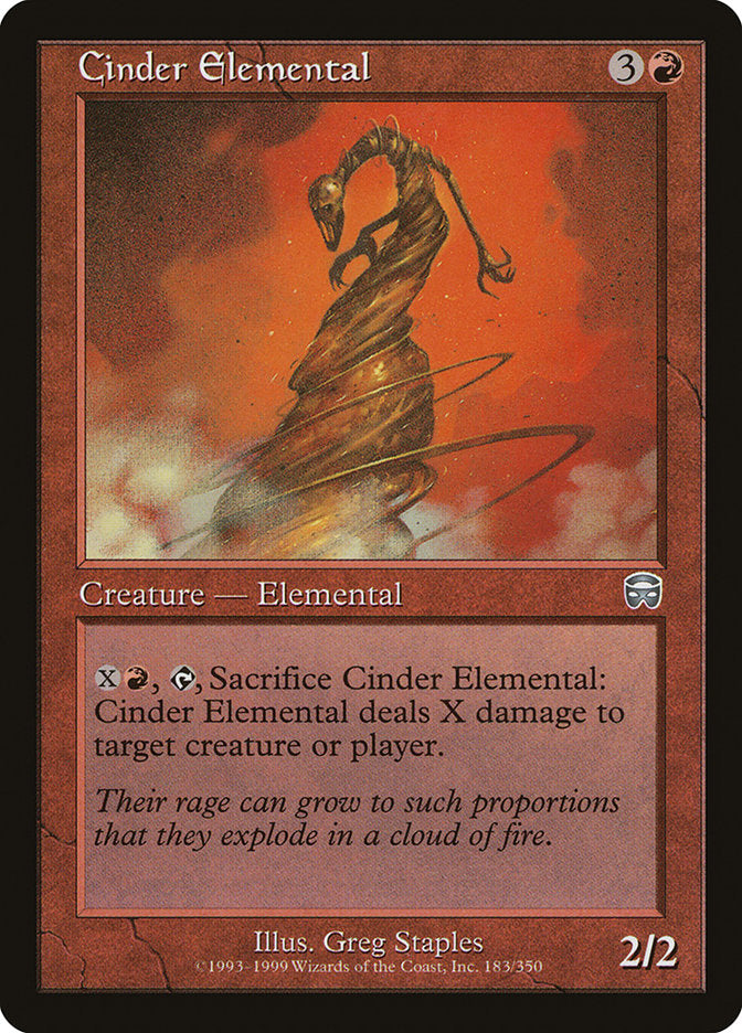 Cinder Elemental [Mercadian Masques] | Card Merchant Takapuna