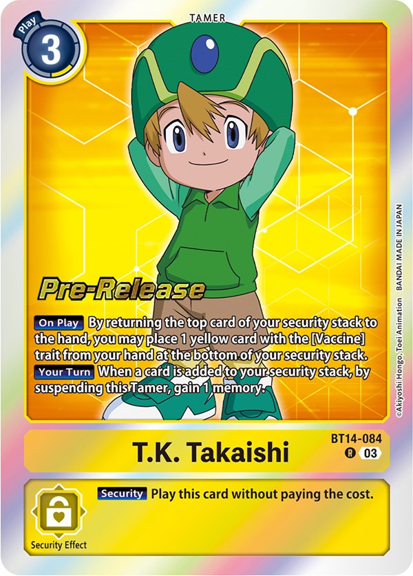 T.K. Takaishi [BT14-084] [Blast Ace Pre-Release Cards] | Card Merchant Takapuna