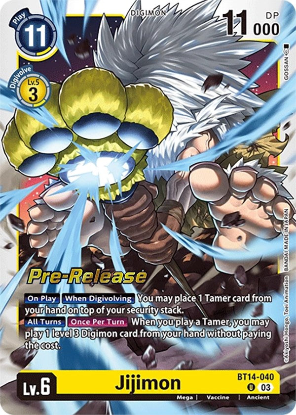 Jijimon [BT14-040] [Blast Ace Pre-Release Cards] | Card Merchant Takapuna