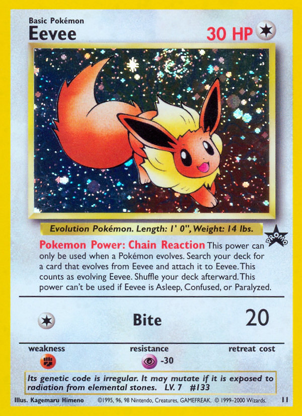 Eevee (11) [Wizards of the Coast: Black Star Promos] | Card Merchant Takapuna