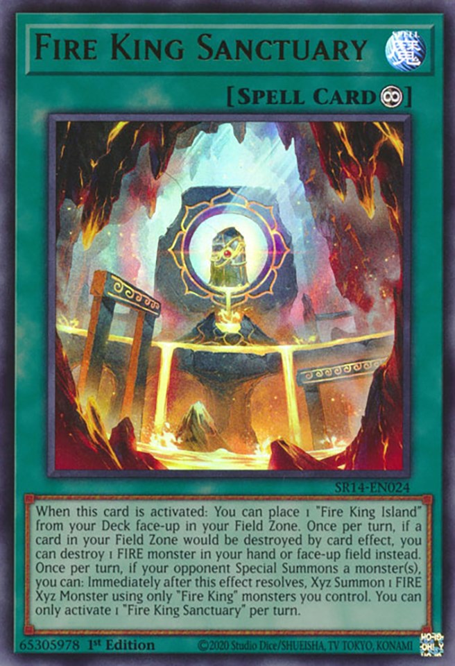 Fire King Sanctuary [SR14-EN024] Ultra Rare | Card Merchant Takapuna