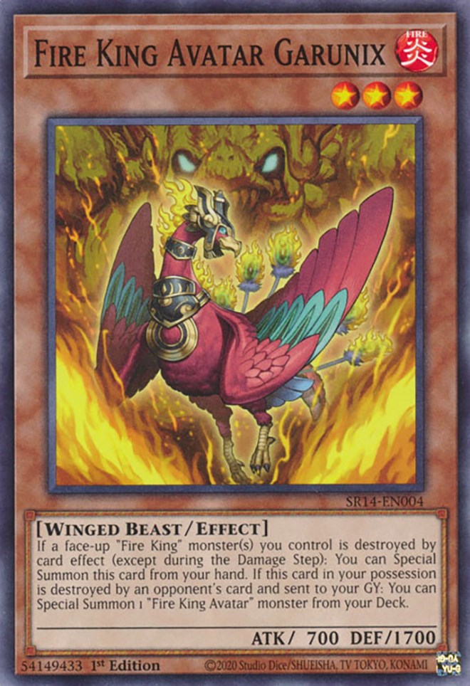 Fire King Avatar Garunix [SR14-EN004] Common | Card Merchant Takapuna