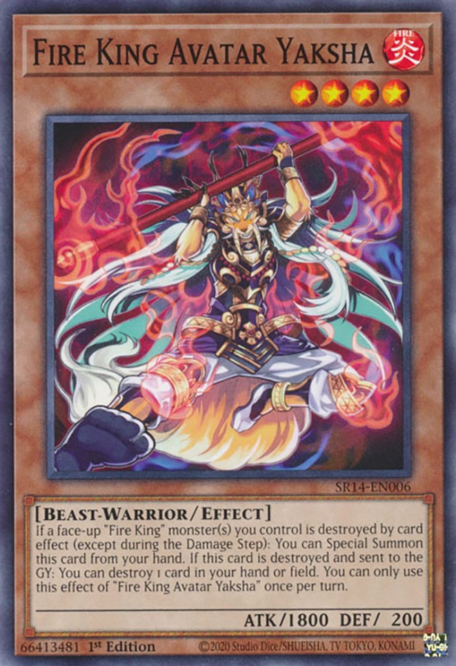 Fire King Avatar Yaksha [SR14-EN006] Common | Card Merchant Takapuna