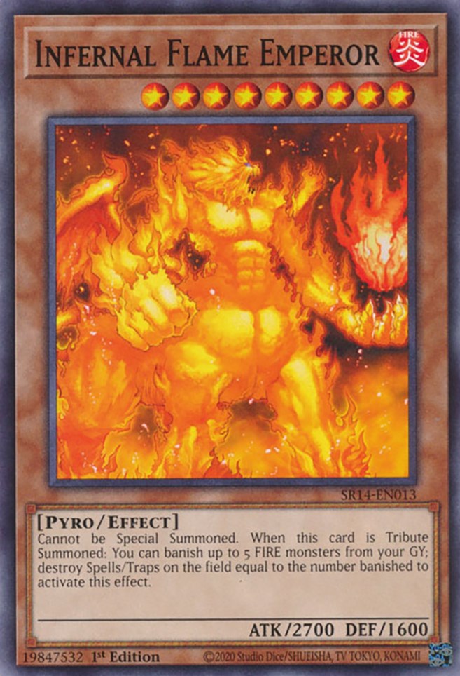 Infernal Flame Emperor [SR14-EN013] Common | Card Merchant Takapuna