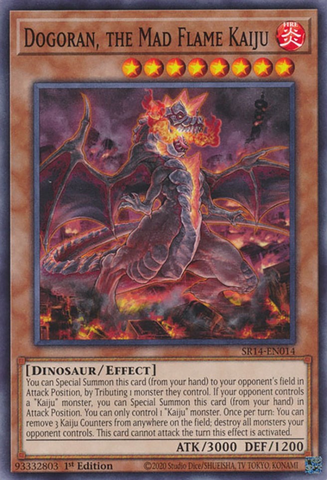 Dogoran, the Mad Flame Kaiju [SR14-EN014] Common | Card Merchant Takapuna