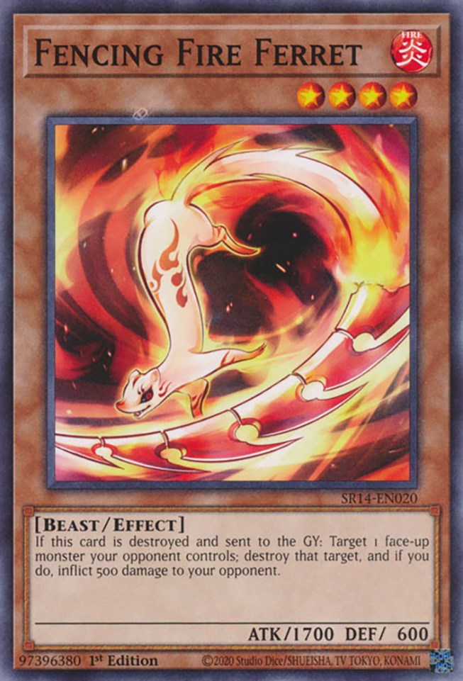 Fencing Fire Ferret [SR14-EN020] Common | Card Merchant Takapuna