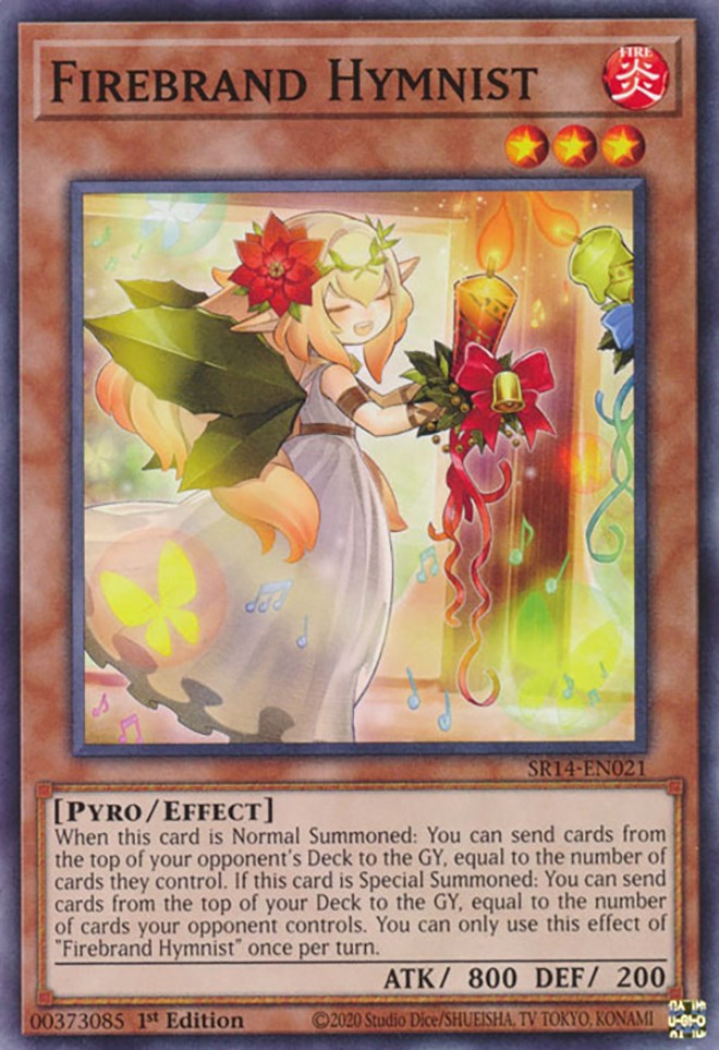 Firebrand Hymnist [SR14-EN021] Common | Card Merchant Takapuna