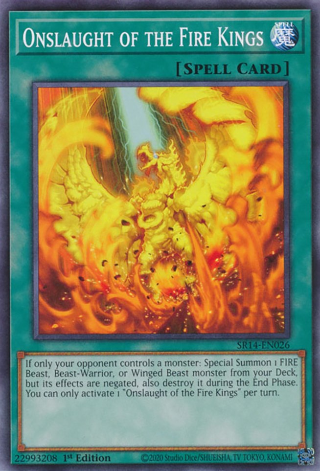 Onslaught of the Fire Kings [SR14-EN026] Common | Card Merchant Takapuna