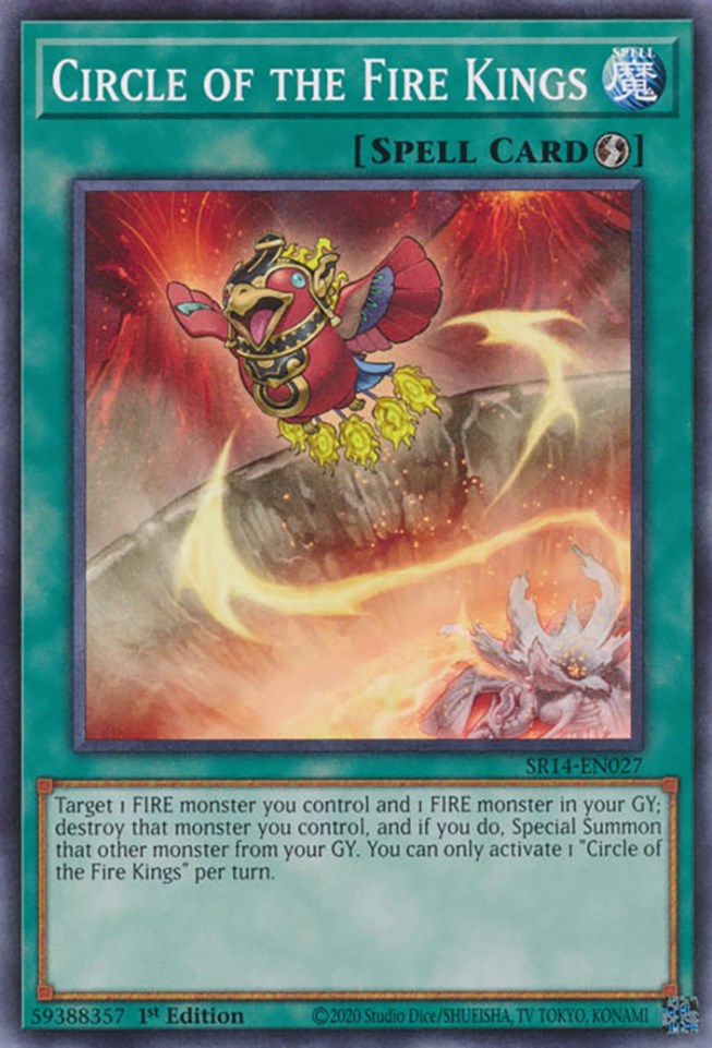 Circle of the Fire Kings [SR14-EN027] Common | Card Merchant Takapuna