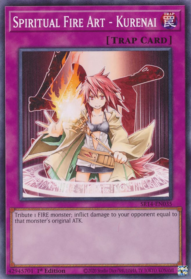 Spiritual Fire Art - Kurenai [SR14-EN035] Common | Card Merchant Takapuna