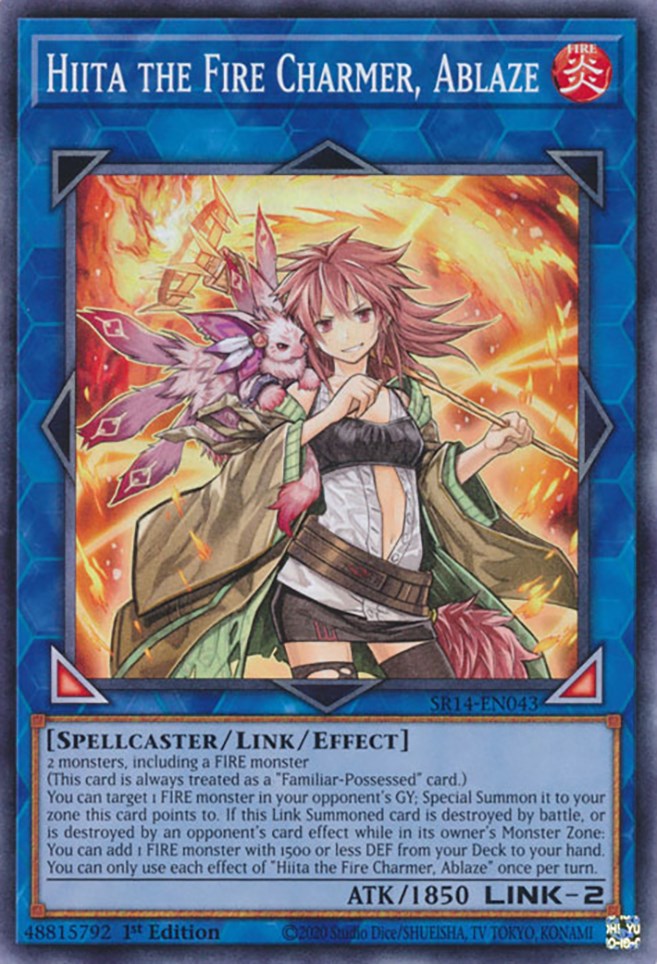 Hiita the Fire Charmer, Ablaze [SR14-EN043] Common | Card Merchant Takapuna