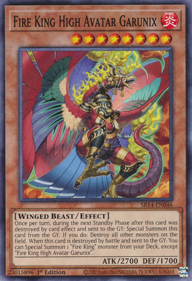 Fire King High Avatar Garunix [SR14-EN046] Common | Card Merchant Takapuna