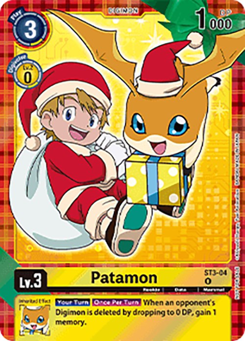 Patamon [ST3-04] (Winter Holiday 2023) [Starter Deck: Heaven's Yellow] | Card Merchant Takapuna