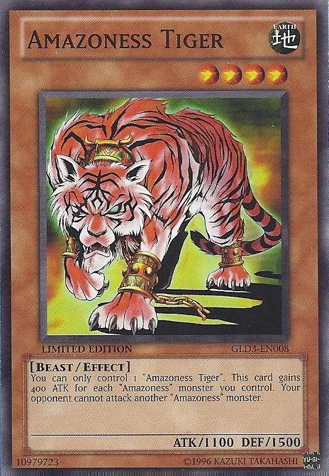 Amazoness Tiger [GLD3-EN008] Common | Card Merchant Takapuna