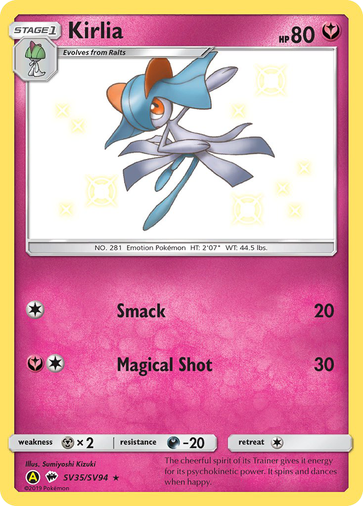 Kirlia (SV35/SV94) [Sun & Moon: Hidden Fates - Shiny Vault] | Card Merchant Takapuna