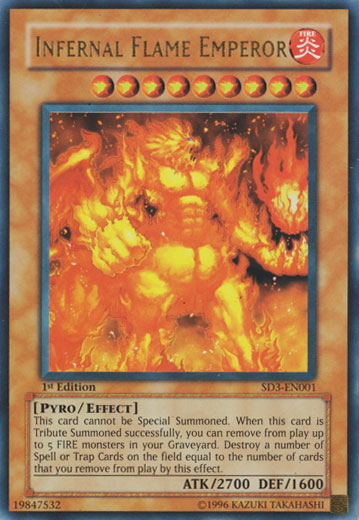 Infernal Flame Emperor [SD3-EN001] Ultra Rare | Card Merchant Takapuna