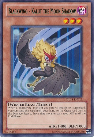 Blackwing - Kalut the Moon Shadow (Green) [DL11-EN013] Rare | Card Merchant Takapuna