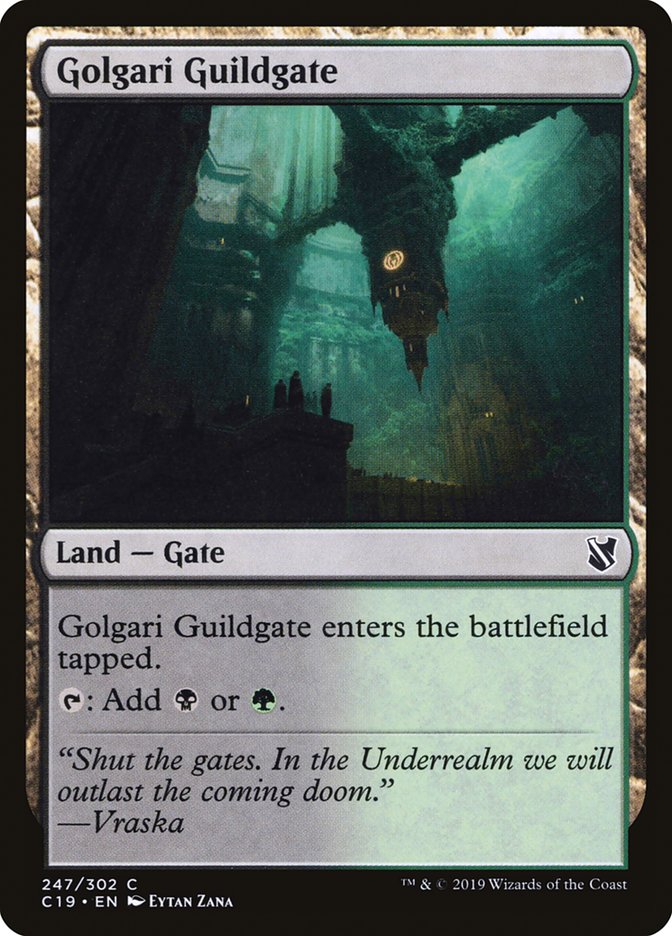 Golgari Guildgate [Commander 2019] | Card Merchant Takapuna