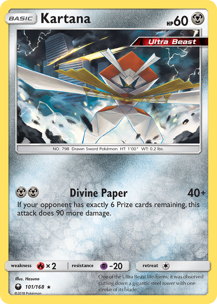 Kartana (101/168) [Sun & Moon: Celestial Storm] | Card Merchant Takapuna