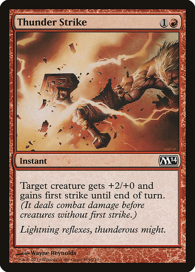 Thunder Strike [Magic 2014] | Card Merchant Takapuna