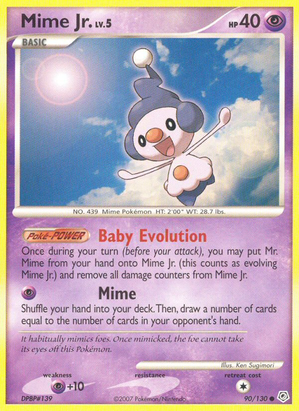 Mime Jr. (90/130) [Diamond & Pearl: Base Set] | Card Merchant Takapuna