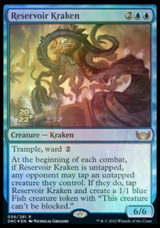 Reservoir Kraken [Streets of New Capenna Prerelease Promos] | Card Merchant Takapuna