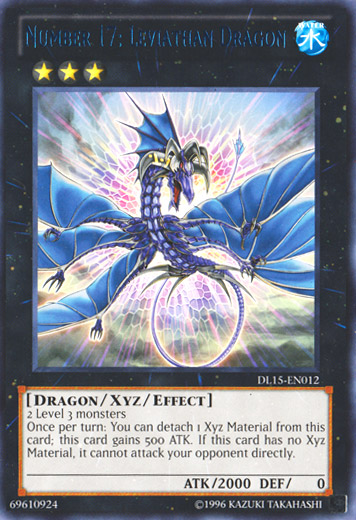 Number 17: Leviathan Dragon (Blue) [DL15-EN012] Rare | Card Merchant Takapuna