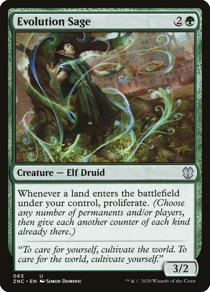 Evolution Sage [Zendikar Rising Commander] | Card Merchant Takapuna