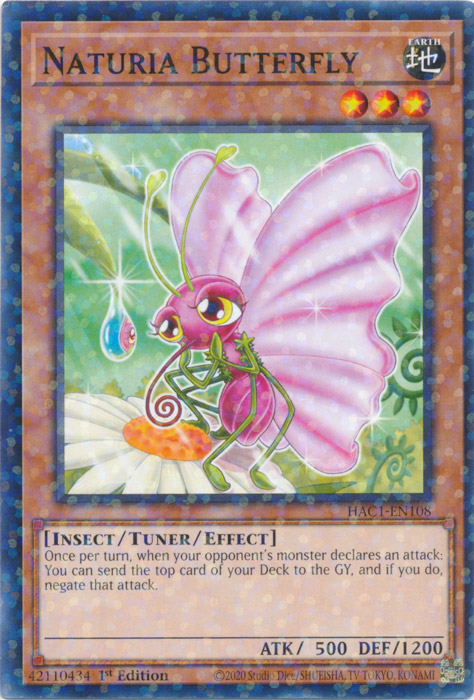 Naturia Butterfly (Duel Terminal) [HAC1-EN108] Common | Card Merchant Takapuna