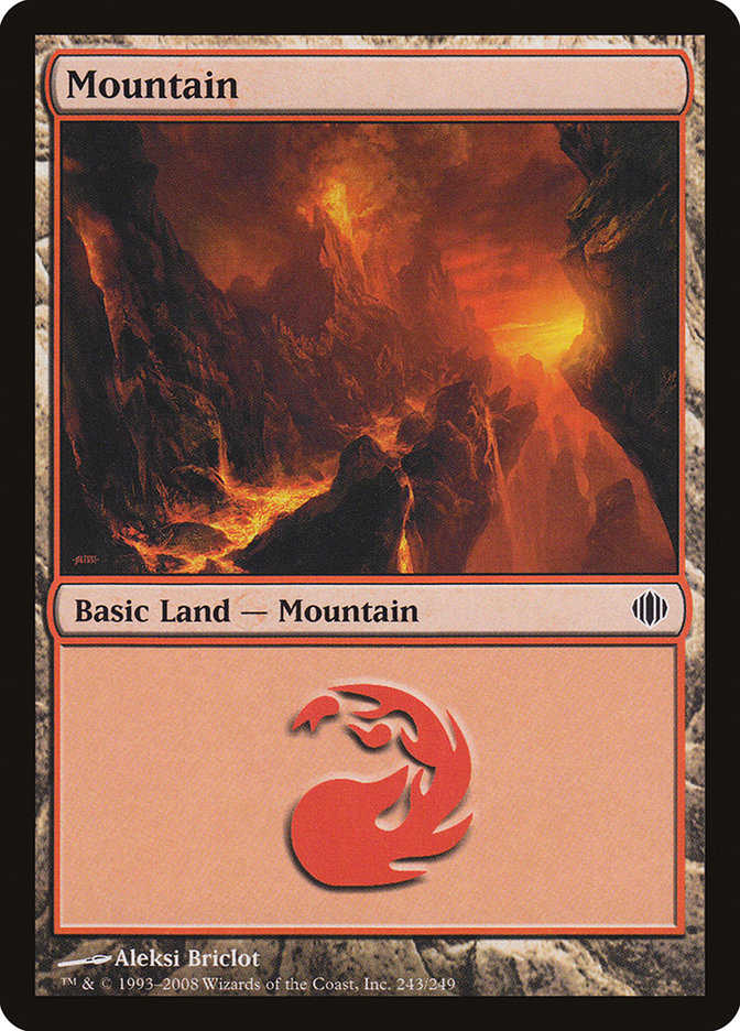 Mountain (243) [Shards of Alara] | Card Merchant Takapuna