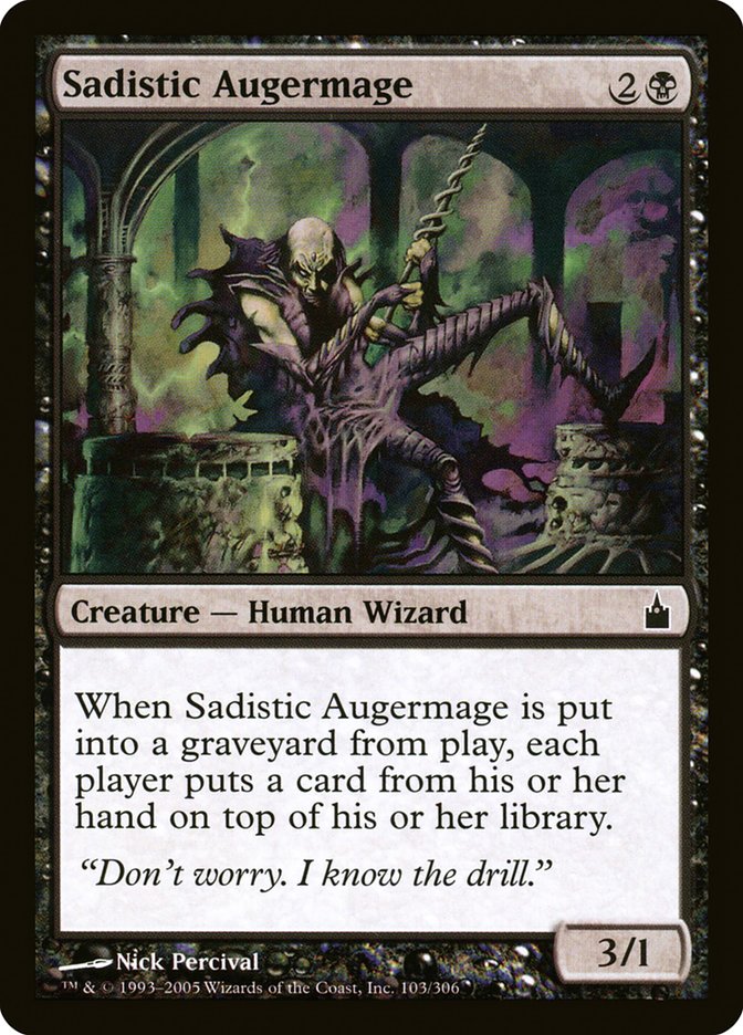 Sadistic Augermage [Ravnica: City of Guilds] | Card Merchant Takapuna