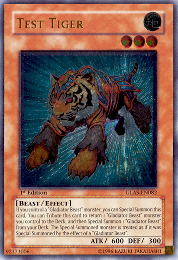 Test Tiger [GLAS-EN082] Ultimate Rare | Card Merchant Takapuna