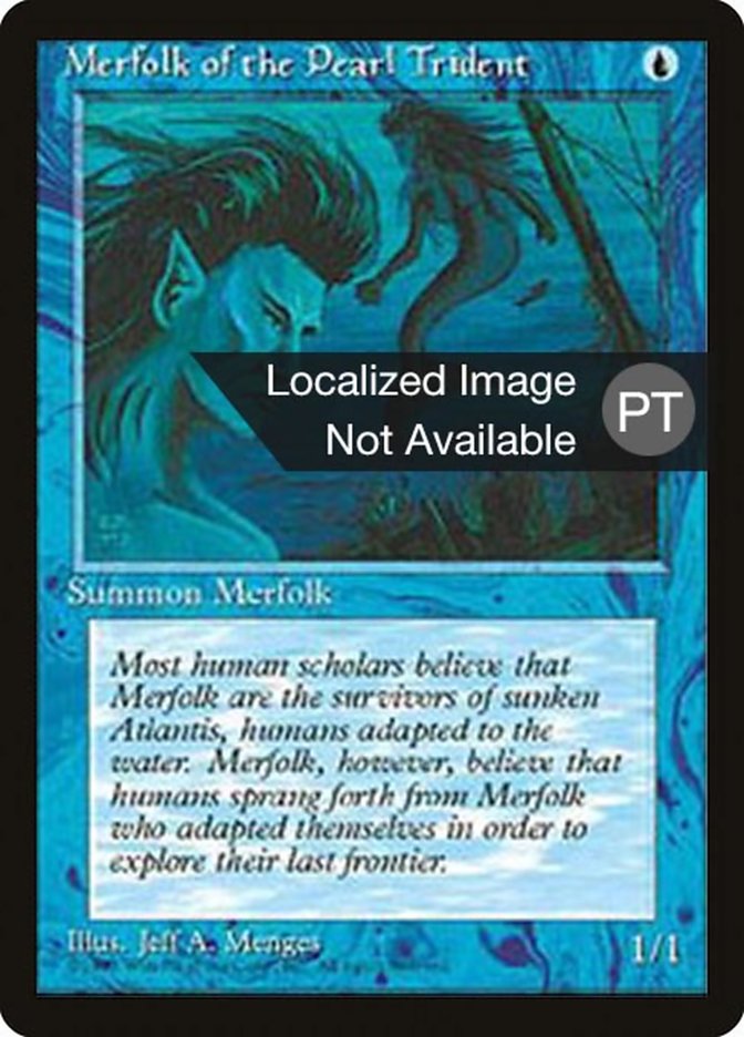 Merfolk of the Pearl Trident [Fourth Edition (Foreign Black Border)] | Card Merchant Takapuna