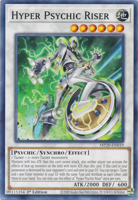 Hyper Psychic Riser [MP20-EN019] Common | Card Merchant Takapuna