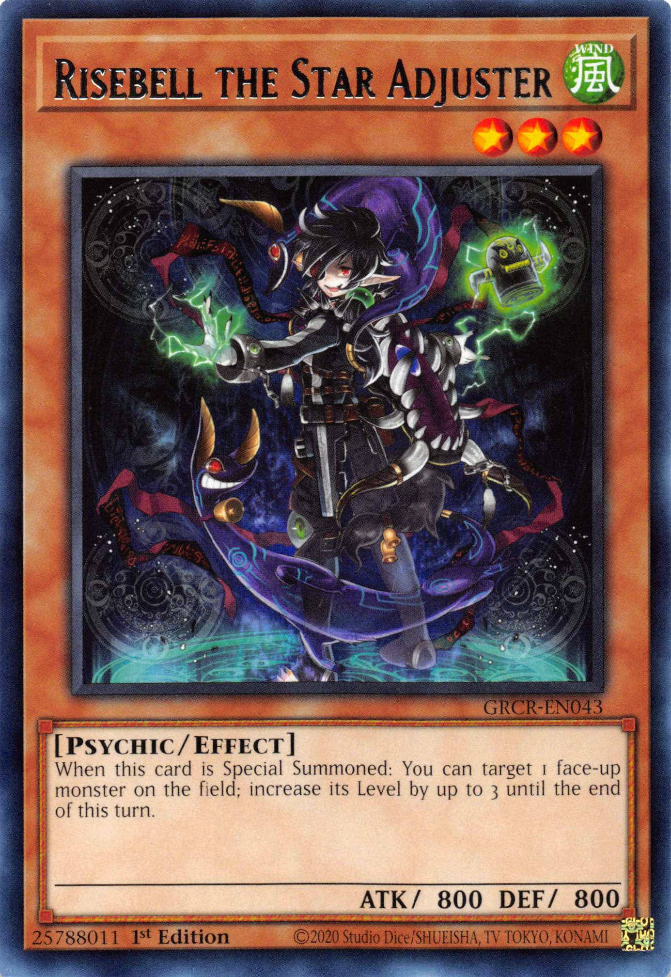 Risebell the Star Adjuster [GRCR-EN043] Rare | Card Merchant Takapuna