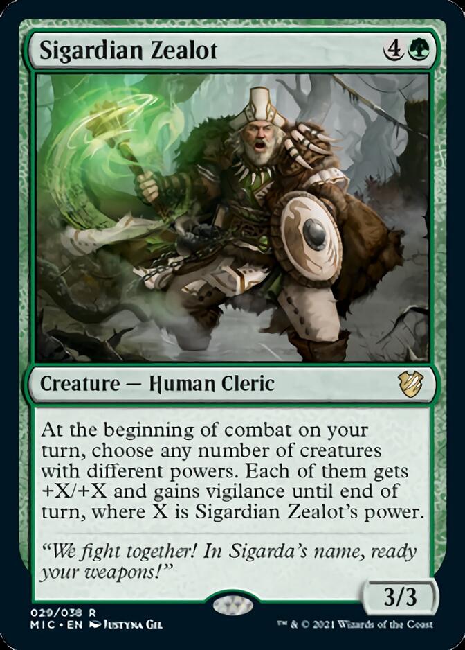 Sigardian Zealot [Innistrad: Midnight Hunt Commander] | Card Merchant Takapuna