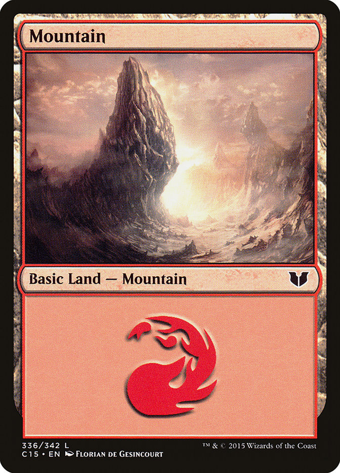 Mountain (336) [Commander 2015] | Card Merchant Takapuna