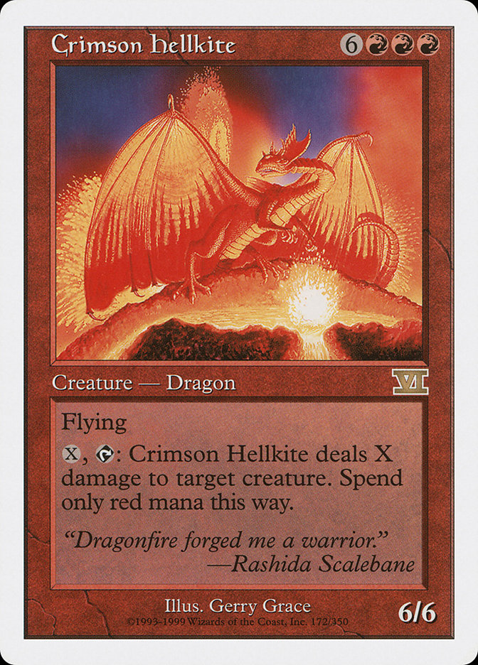 Crimson Hellkite [Classic Sixth Edition] | Card Merchant Takapuna