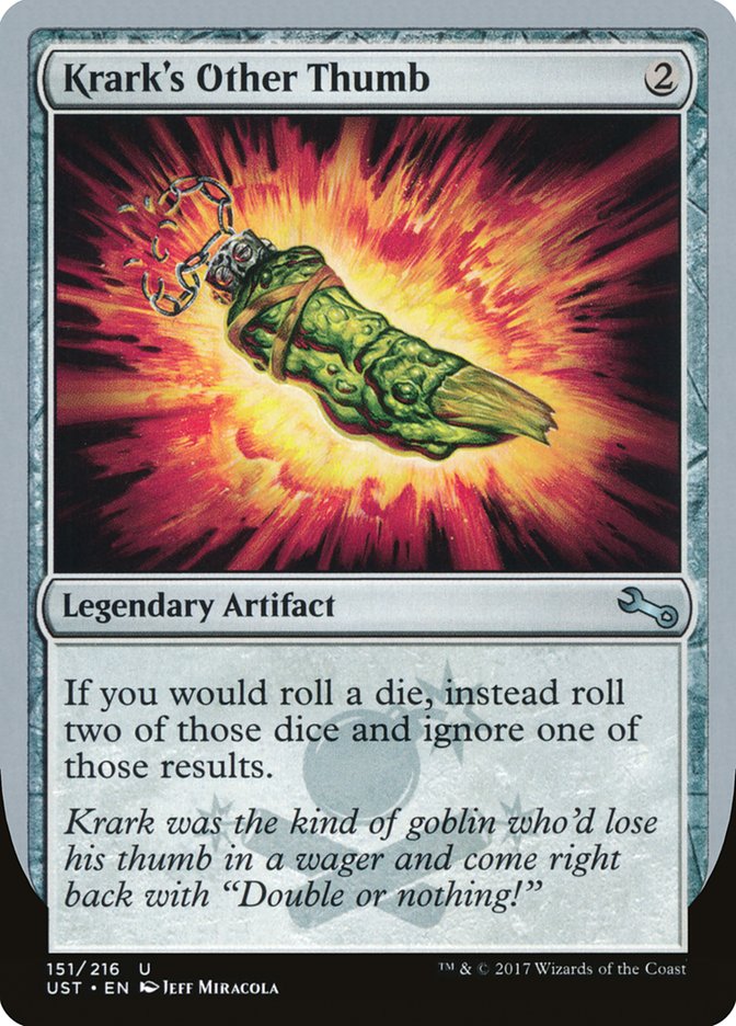 Krark's Other Thumb [Unstable] | Card Merchant Takapuna