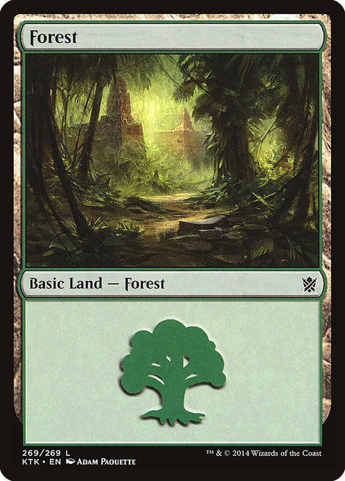 Forest (269) [Khans of Tarkir] | Card Merchant Takapuna