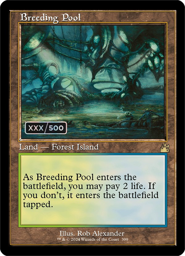 Breeding Pool (Retro) (Serialized) [Ravnica Remastered] | Card Merchant Takapuna